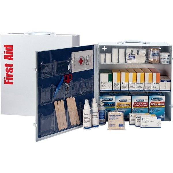 First Aid Only Industrial First Aid Shelf Station, 3-Shelf, 100 PPL, 1092/KT FAO247OP